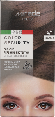 

Крем-краска для волос, Color security тон 4/1 Шоколад