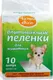 Одноразовая пеленка для животных Чистый хвост 60x60см / 89425 (10шт) - 