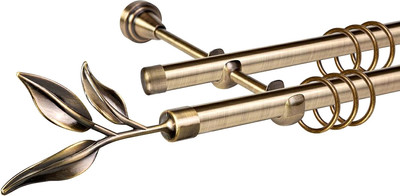 

Карниз для штор, Grace D19Г/19Г + наконечники Лавр