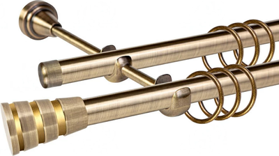 

Карниз для штор, Grace D19Г/19Г + наконечники Пегас