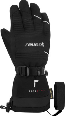 Перчатки лыжные Reusch Maxim Gore-Tex Junior / 6461334_7701 (р.4, Black/White) -