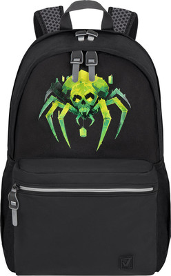 Школьный рюкзак Brauberg Green Spider / 273839 (черный) - 