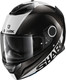 Мотошлем Shark Helmets Spartan Carbon 1.2 Skin / HE3400E-DWS-XXL (XXL, белый/черный/глянцевый карбон) - 