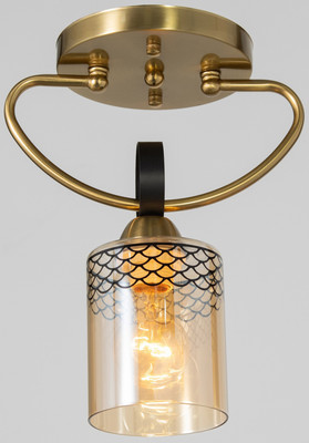 Потолочный светильник BayerLux Океан / 10777402 (латунь) - 