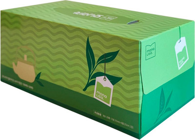 Салфетки для снятия макияжа Monalisa Bellagio Green Tea (180шт+30шт) -