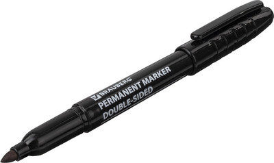 Маркер перманентный Brauberg Double / 151635 (черный) - 