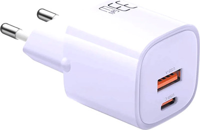 Адаптер питания сетевой McDodo 33W 1C+1A GaN CH-4151/CH-4153 (фиолетовый) - 
