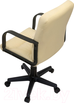 Кресло офисное Фабрикант Чери А DO122 / ТГ,PL600,PL/ролик (кремовый)