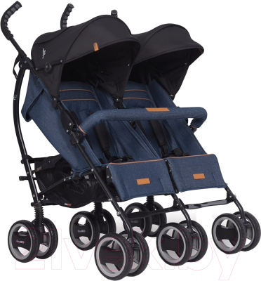 Детская прогулочная коляска EasyGo Duo Comfort (Denim)