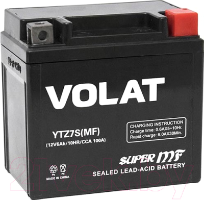 Мотоаккумулятор VOLAT YTZ7S MF R+ (6 А/ч)