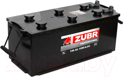 Автомобильный аккумулятор Zubr Professional New МАЗ болт R+ (190 А/ч)