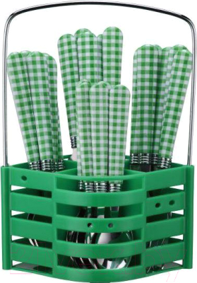 Набор столовых приборов Peterhof PH-22118 (зеленый)