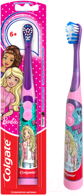 Электрическая зубная щетка Colgate Супермягкие щетинки (Barbie)