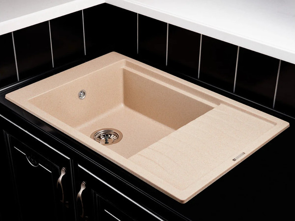 Купить Мойка кухонная Kuppersberg Mila 1B1D Sand в Бобруйске