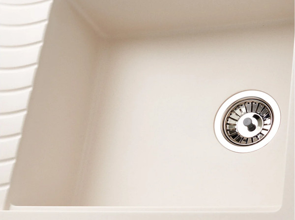 Купить Мойка кухонная Kuppersberg Mila 1B1D White Alabaster в Бобруйске