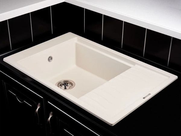 Купить Мойка кухонная Kuppersberg Mila 1B1D White Alabaster в Бобруйске