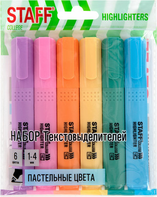 Набор маркеров Staff College / 152532 (6цв) - 