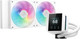 Кулер для процессора Deepcool Mystique 240 WH ARGB (R-LX240-WHDSNMCP-G-1) - 