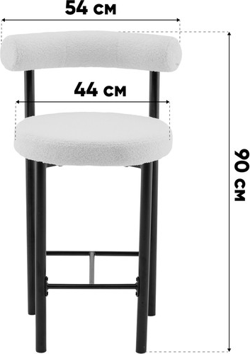 Купить Стул барный Stool Group Флорео / vd-plb-floreo-fl-beige в Борисове
