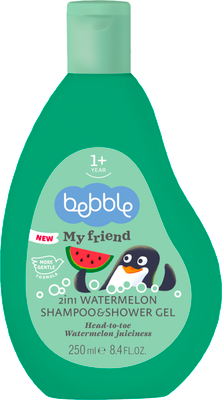 Шампунь-гель детский Bebble My Friend с ароматом арбуза (250мл) - 