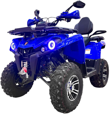 Квадроцикл Motax Grizlik 200 Ultra Big (серый/синий) -