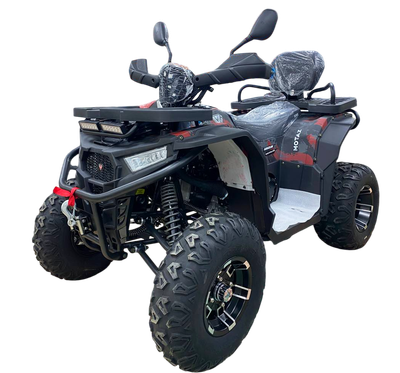 Квадроцикл Motax Grizlik W200 Lux (черный/красный камуфляж) -