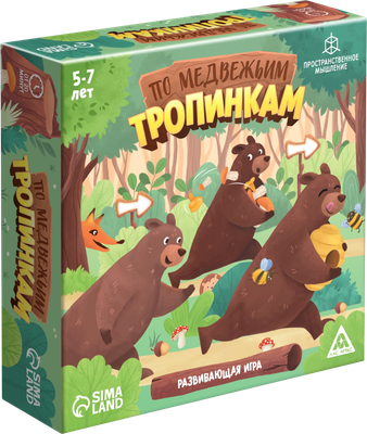 Развивающая игра Лас Играс По медвежьим тропинкам / 10824323 - 