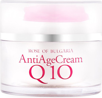 Крем для лица Rose of Bulgaria Q10 омолаживающий (50мл) - 