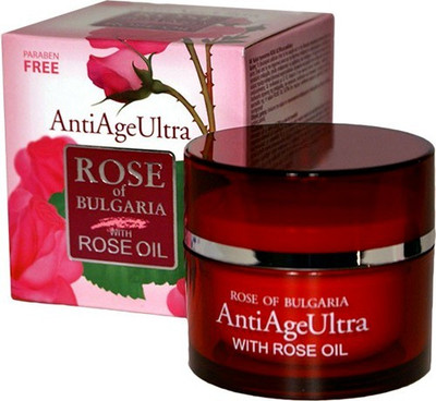 Крем для лица Rose of Bulgaria Ultra Омолаживающий с розовым маслом (50мл) - 