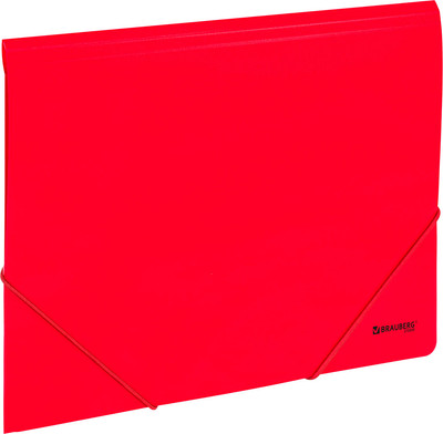 Папка для бумаг Brauberg Universal / 273039 (красный) -