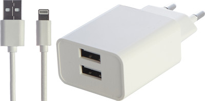 

Зарядное устройство сетевое, B2-U2, 2.1A с кабелем Lightning