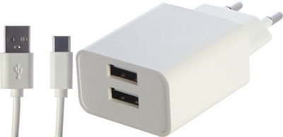 

Зарядное устройство сетевое, B2-U2, 2.1A с кабелем Type-C