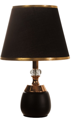 Прикроватная лампа Risalux Лейла 9809316 (черный/золото) -