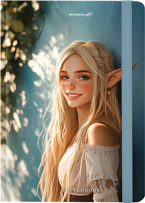Скетчбук Brauberg Art. Эльфийка / 116892 (80л) - 