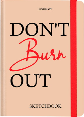 Скетчбук Brauberg Art. Don't Burn Out / 116893 (80л) - 