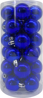 Набор шаров новогодних Золотая сказка 592495 (30шт, синий) - 