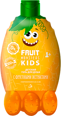Гель для душа детский Фрутомонстры Mega monsters Дыня (400мл) -
