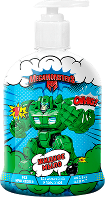 Мыло жидкое детское Фрутомонстры Mega monsters (490мл) -