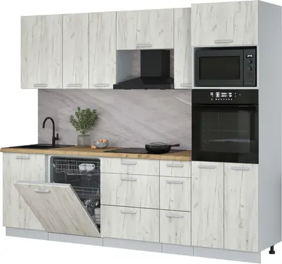 

Кухонный гарнитур, Мила Лайт 2.6-ПМ1