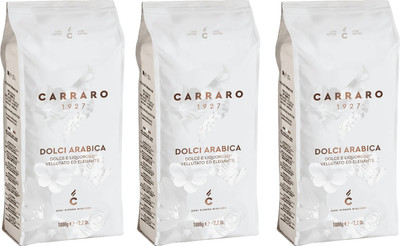Кофе в зернах Carraro Dolci Arabica (3x1кг) - 