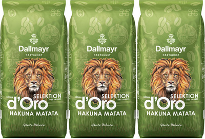 

Кофе в зернах, Crema d'Oro Selektion Des Jahres Hakuna Matata