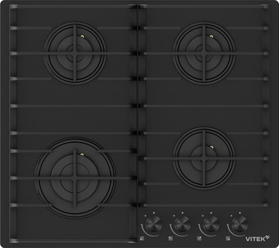 Газовая варочная панель Vitek VGH 6420 BG (черное стекло) - 