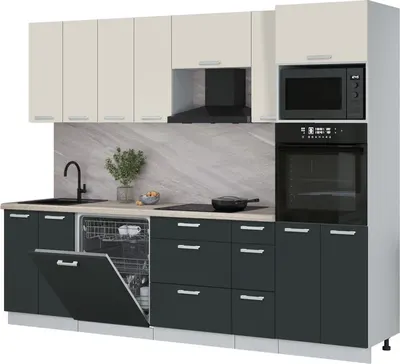 

Кухонный гарнитур, Мила Лайт 2.7-ПМ1