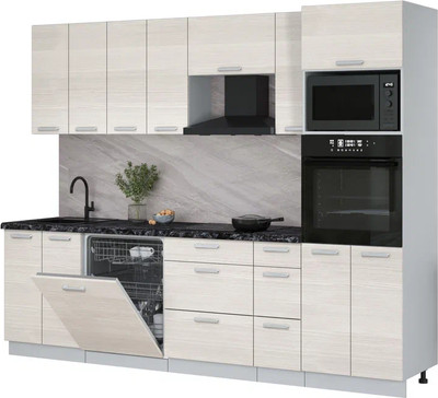 

Кухонный гарнитур, Мила Лайт 2.7-ПМ1