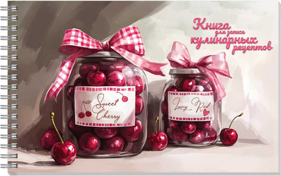 

Записная книжка, Для записи рецептов. Вишневое варенье / 71645