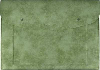 Папка-конверт Escalada Спилок / 70771 (оливковый металлик) - 