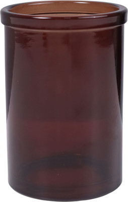 Стакан для зубной щетки и пасты AksHome Solara (янтарный) - 