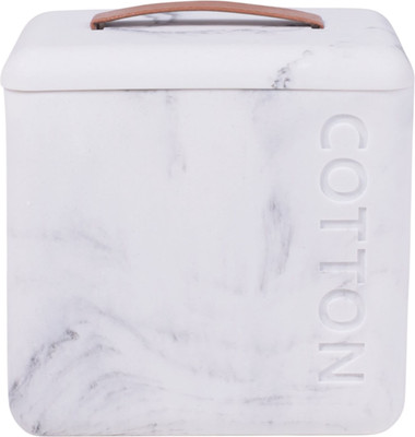 Органайзер для ватных дисков AksHome Nova (белый мрамор) - 