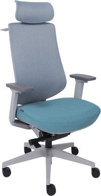 Кресло офисное AksHome Dynamic (светло-серый/бирюзовый/серый полиамид) -
