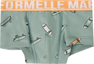 Трусы детские Mark Formelle 413354 (р.134/140-68-60, скейты на зеленом) - 